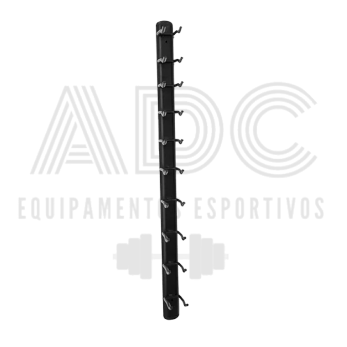 Suporte p/ 10 halteres parede oblonga - ADC