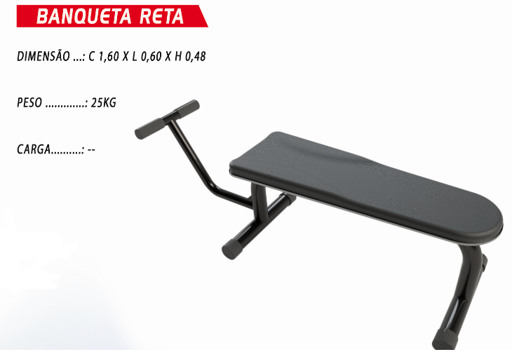 Banqueta reta (Linha TOP) - ADC