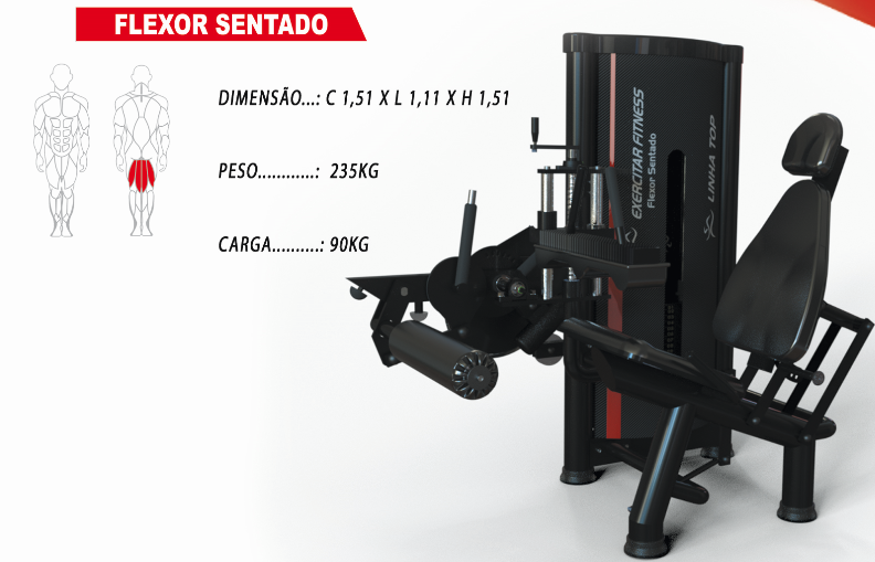 Flexor Sentado (Linha TOP) - ADC