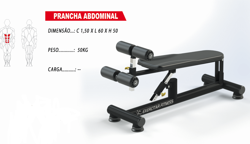 Prancha abdominal (Linha TOP) - ADC