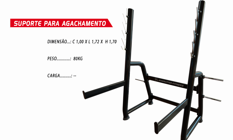 Suporte de agachamento (Linha TOP) - ADC