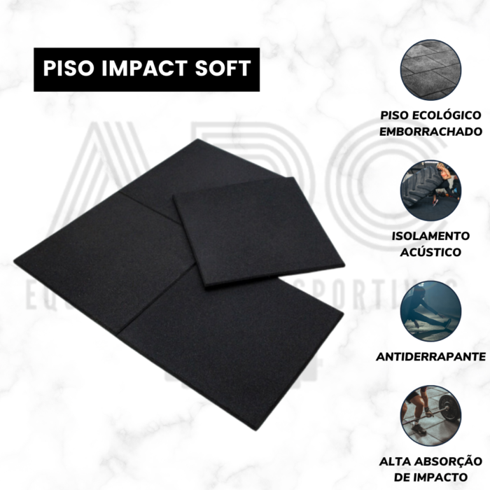 Piso Impact Soft 15mm 50x50cm - ADC