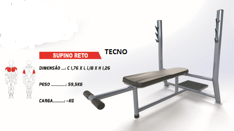 Supino Reto (Linha Tecno) - ADC