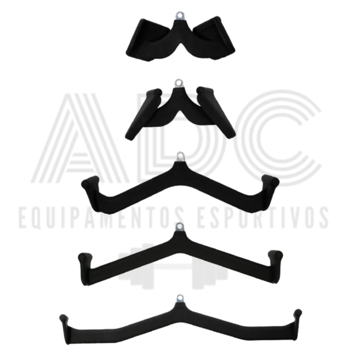 Conjunto com 5 puxadores anatômicos revestidos - ADC