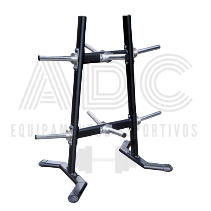 Suporte oblongo para anilhas olímpicas 8 Pinos 500kg - ADC