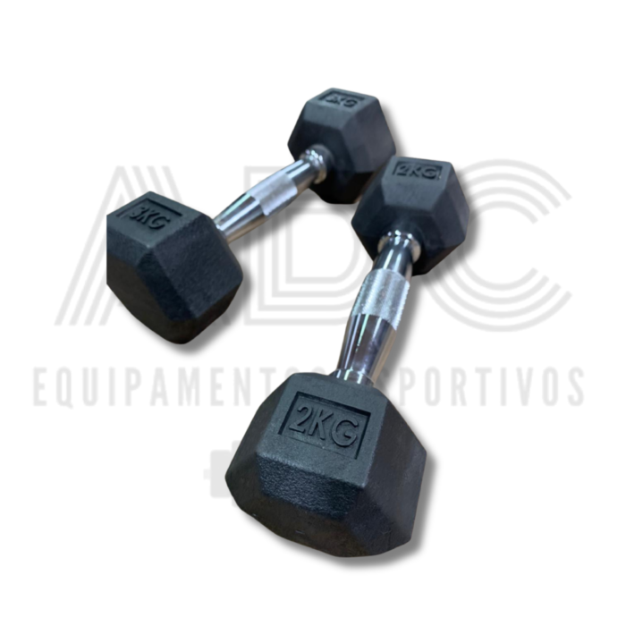 PAR HALTER 2KG SEXTAVADO INJETADO - ADC